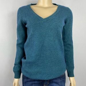 3/$35 Shade Blue/Green V-neck Wool Blend Sweater